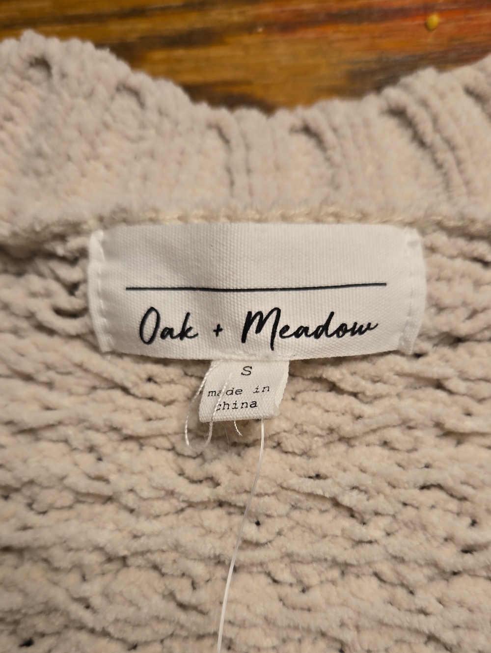 Cream Sherpa Pullover Sweater